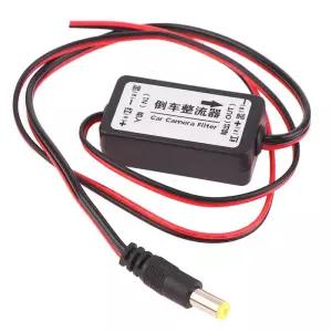 후방카메라배선 간섭 방지 DC 릴레이 캐패시터 필터 커넥터 차량용 주차 후방 카메라 12V