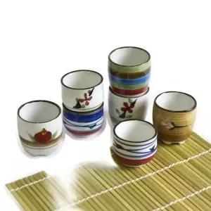 오색소주잔세트 8P 노빌타 오색 정종잔세트 (WFK9TT6)