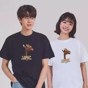 키밍 맨투맨 후드티 기린 반팔티티셔츠 반팔티 WAE061D