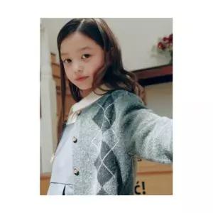 빈폴 키즈 BEANPOLE KIDS 여아 아가일 가디건 애쉬 BI5X5AG014 409835