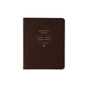 [미국배송] 프린지 스튜디오 소형 인조 가죽 하드커버 숨겨진 나선형 주소록 내부 포켓 및 사각형 척추 