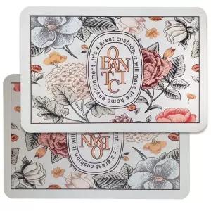 빨아쓰는 논슬립 규조토 욕실 발매트 플라워가든 (WFKAC9T)