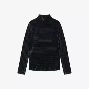 갤러리아 [SI]벨벳 반하이넥 티셔츠(SHL0801YII)