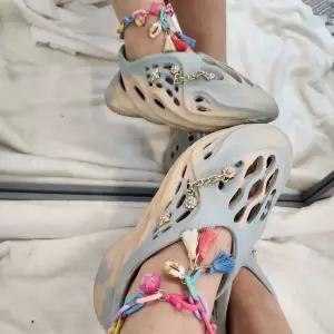 보헤미안 컬러 발찌 장식 발목 팔찌 매듭끈 세트 커플 우정 여름코디 패션