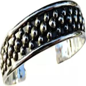 은색 남성 커프스 팔찌 바이킹 뱅글 구슬 솔리드 독특한 선물