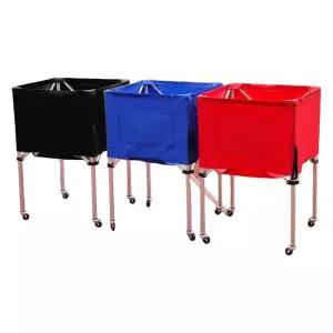 사각 정리함 바구니 볼망 휴대용 공 볼카트 접이식
