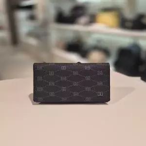 [닥스] DBHO6E756BK 블랙 엠블 DD패턴 PVC 명함지갑 닥스핸드백 닥스가방 DBHO6E756