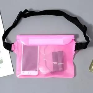 수영장가방 방수 보조가방 힙색(핑크) (WFKA08J)