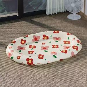 강아지 타원형 쿨링 매트 대형 여름 아이스방석