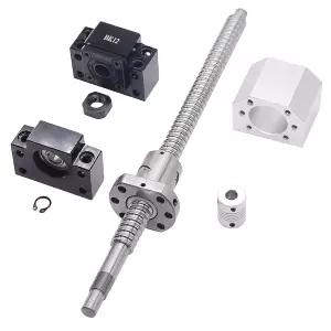 SFU1605 볼 스크류 세트 금속 너트가 장착된 RM1605 CNC 기계용 BK /BF12 직경 16mm 5mm 리드(직경 300mm)