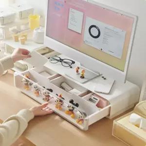 사무실 피규어 모니터 받침대 쇼케이스 장식장 미니 수납