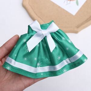 몽테조이 엘프 인형 옷 보우 스커트 스팽글 스타 눈송이 크리스마스 의류 드레스 장난감 액세서리 어린이