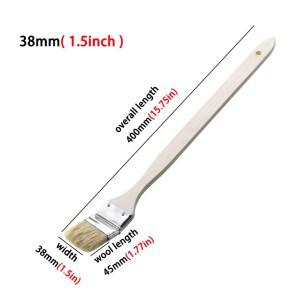 파니식 나무 손잡이 철판 직선 곡선 브러시 흰색 강모 선박 장식 페인트 코팅 라텍스 청소 바베큐