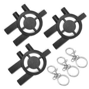 신타스 & 사니스 화장지 및 비누 디스펜서를 위한 3PCS 종이 타월 디스펜서 키 교체, 상업용 비즈니스 홈 오피스 학교 유지보수를 3-in-1 티슈 박스 액세서리