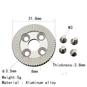 도니식 스테인리스 스틸 로제트 마운트 어댑터 기어 헤드 커넥터 직경 31.7mm 카메라 케이지 핸들 그립 짐