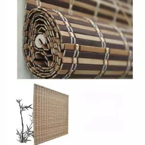 현관 출입문 창문 햇빛차단 대나무 문발(대) 여름발 업소용 가림막 테라스