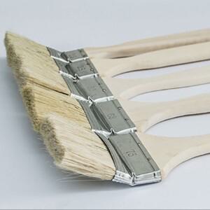 파니식 손잡이 엘보 해양 페인트 브러시 단단한 나무 혼합 돼지 갈기 털 청소  벽 페인팅