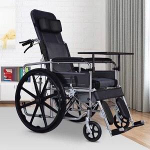 리클라이너 휠체어 침대형 눕는 리클라이닝 가정용