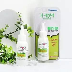 강아지 반려견 귀냄새 제거 귀 세정제 100ml 강아지귀세정제 강아지이어클리너 강아지귀청소 귀세정제