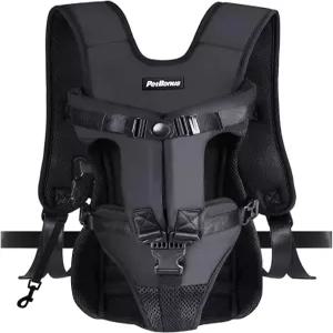 펫보너스 반려동물 앞견 캐리어 백팩 조절 가능한 중간 크기의 소형견을 위한 이지핏 강아지 가슴 하이킹