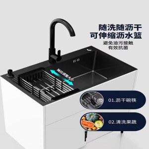 간이싱크대 탕비실 씽크대 화장실 이동식 취사 지지대 미니싱크대 무펀칭 개수대 싱크대