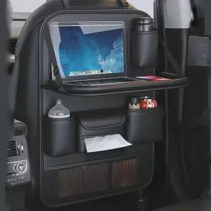 접이식 테이블 트레이가 있는 듀라시코 카백시트 정리함 터치스크린 휴대폰 홀더가 카시트 백 프로텍터