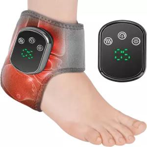 을 위한 발목 온열 패드 무선 순환 및 열이 있는 마사지기 랩