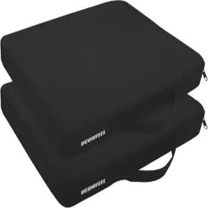 손잡이가 있는 UCOMFEEL 휴대용 스타디움 시트 쿠션 2인치 두께 방수 옥스포드 원단 지퍼 디자인 2개