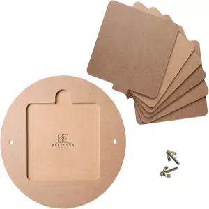 도예가용 배트 시스템 u2019s 휠 12 u201D 원형 외부 7 사각형 내부 6개 세트 도자기를 던질 수 있는