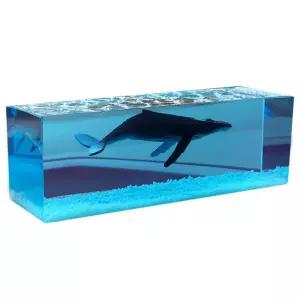 혹등고래 장식 램프 인테리어 수족관 에폭시 조명 소품