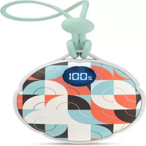 프사라 충전식 손난로 전기 걸 수 있으며 지난 10시간 동안 4000mAh 사용 가능 3단계 열 스트립 조명