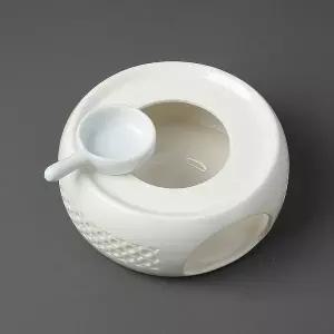 [골드스마일]도자기 차데우기 티워머 흰색 온도유지