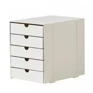 USM 이노스 Inos 캐비넷 5층 파일 서랍 블랙 트레이