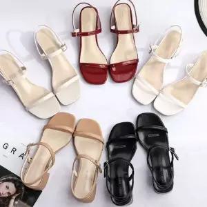 [하프클럽/]샌들 구두 토오픈 하이힐 펌프스 힐 미들힐 P1805