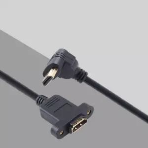 HDMI 젠더 연장 MF 45cm 상향꺾임 포트형 케이블