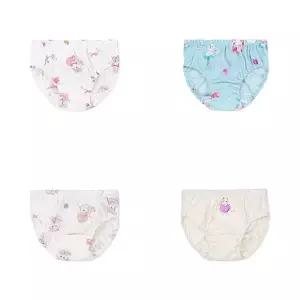 [롯데백화점]오가닉맘 고양이여아팬티 5종세트 MLSUUP04-OR