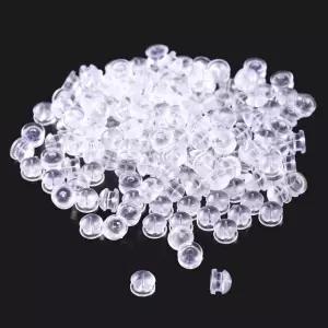 둥근형6mmX2p클러치 귀걸이뒷마개 비상용 둥근형6mmX2p 반원 귀걸이재료 2개 (WFKASDI)