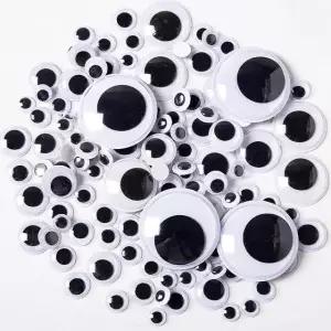 모음인형눈알 캐릭터눈알 봉제인형 모음 공예 만들기부자재 30g (WFKASIO)