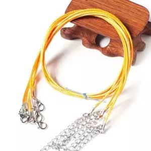 컬러 왁스줄 액세서리 끈 부자재 목걸이줄 1개 (WFKAFHK)