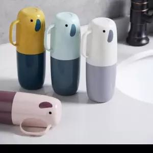 [언박싱어게인] 휴대용 칫솔통 여행용 어린이집 학교 코끼리