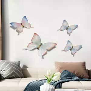 감성 인테리어 액자 빈티지 화분 디자인 꽃병 포인터 3D 입체 나비 벽 장식 거실 TV 배경 벽걸이 장식품 고