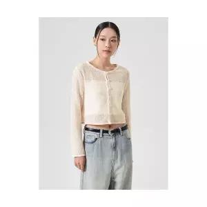 [국내매장정품] 에잇세컨즈 8SECONDS 크로셰 가디건 카디건 아이보리 (324711LY10) 324711LY10 177083