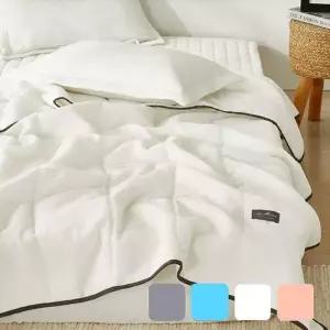 [콩심팥심]샤벳 햄프 모기방지 냉감 이불베개세트 Q 그레이 단품