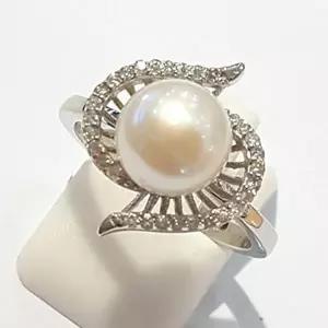 [셀러허브 패션][블루케이] A급심플 담수진주 원석 반지 210711-11n