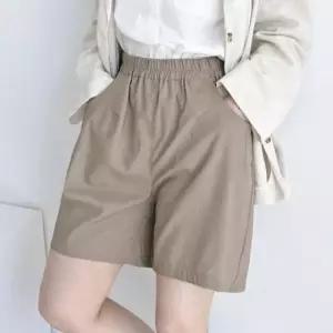 고품질 팬츠 반바지 데일리 린넨팬츠 린넨 여자 프렌치 린넨팬츠 (WFKANMW)