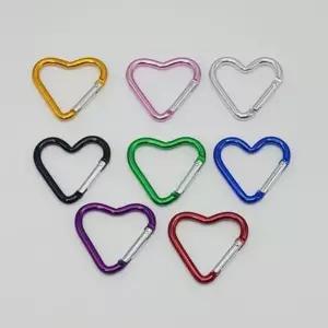 하트 카라비너 컬러 비너 키링부자재 가방고리 악세사리 부자재 M50356 (WFKADR8)