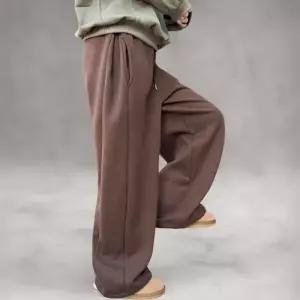 [다잇템] 여성 보온 드로우코드 빅사이즈 고무줄 넓은 FW 팬츠