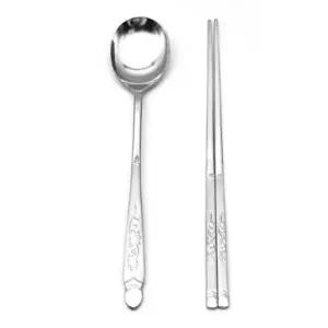 세트 스텐 숟가락 수저세트 국산 수저 단풍 젓가락 1p