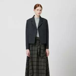 [롯데백화점]씨씨콜렉트 헤일본 크롭 싱글 자켓 C254MSF035