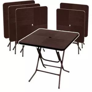 야장테이블 알찬편의점테이블 캠핑용 접이식야외테이블 5개